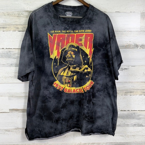 Star Wars Darth Vader The Sith Lord Galactic Tour Tie-Dye T-Shirt 2XL - Picture 1 of 10